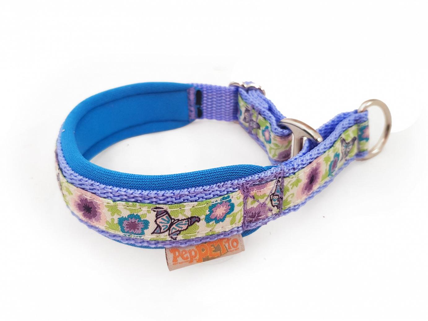 Hundehalsband Mariposa hellblau